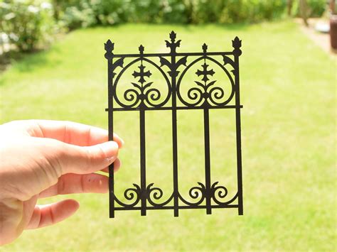 fence for sm doll house metal|Doll House Iron Fencing .